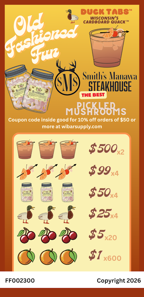 Smith's Manawa Steakhouse Mushrooms Pulltab